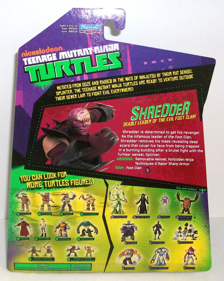 teenage mutant ninja turtles out of the shadows shredder toy